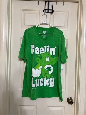 Care Bears Green "Feelin' Lucky" Graphic Tee